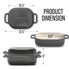 ROSSALLINI Signature Enameled Cast Iron Sourdough Bread Oven | Non-Stick