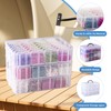VTG Bead Organizer Box, 84 Pcs Small Organizers, 3-Tier Bead