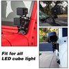SWATOW INDUSTRIES 3 Inch Black LED Pod Covers 2PCS Square
