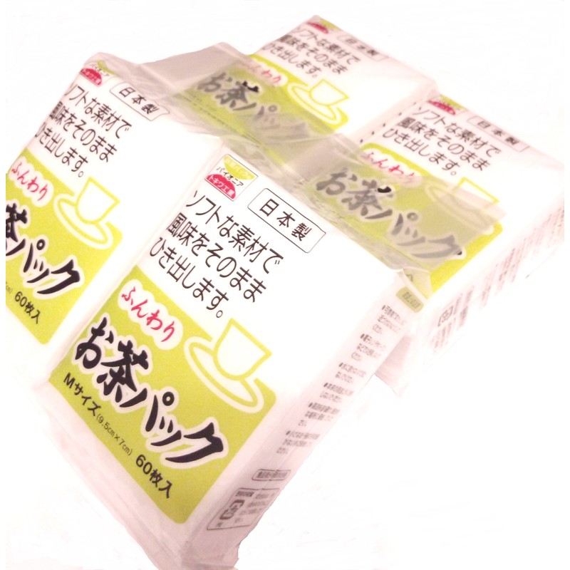 Fluffy Tea Pack, Dashi Pack, Medium Size, 60 Pieces, 4