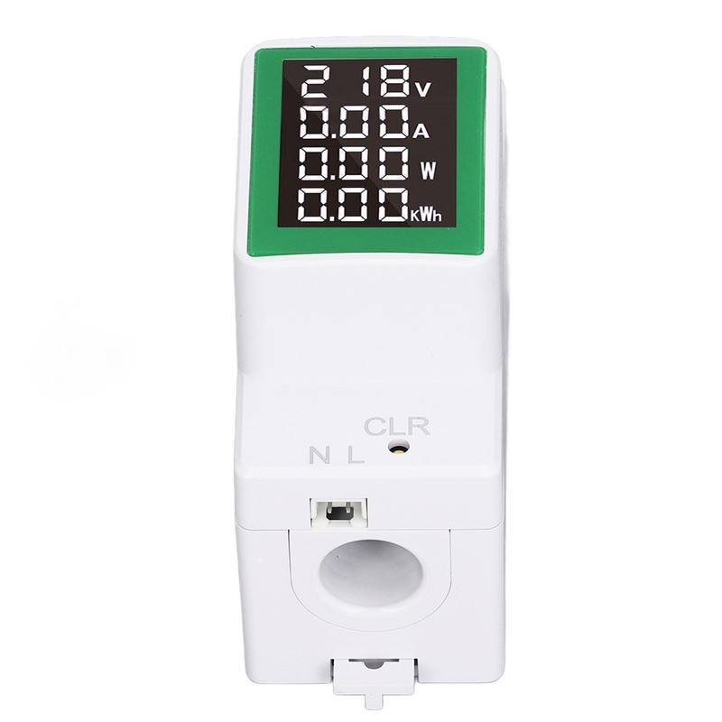 Digital Energy Meter Single Phase Tester Electricity Usage Monitor AC