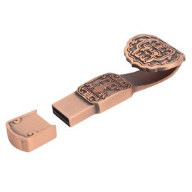 USB Flash Disk Portable Waterproof Metal 2.0 Drive Storage Memory Stick for Data Transmission Sharing32GB