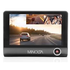 Minolta MNCD410T 3-Channel 1080p Car Camcorder w/4.0" LCD & Rear Camera