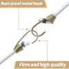Kyuionty 12 Pack Mini Bungee Cords with Hooks, 10 Inch