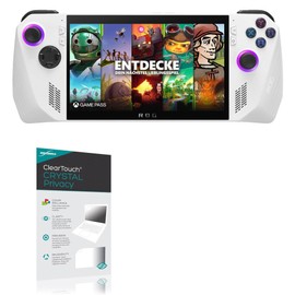 BoxWave Screen Protector Compatible With ASUS ROG Ally RC71L - ClearTouch Crystal Privacy (2-Pack), Privacy Screen Protector Flexible Film Clear