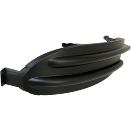 DAT AUTO PARTS Front Left Driver Side Bumper Fog Light Lamp Hole Cover Grille Molding Trim Replacement for 2002 2003 2004 2005 2006 Toyota Camry Japan Built Models Black Smooth TO1038104 52128AA901