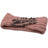 styleBREAKER Damen Strick Stirnband mit Twist, Knoten und Perlen, Winter