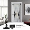 2 Pack Magnetic Curtain Rods for Metal Door 16 to