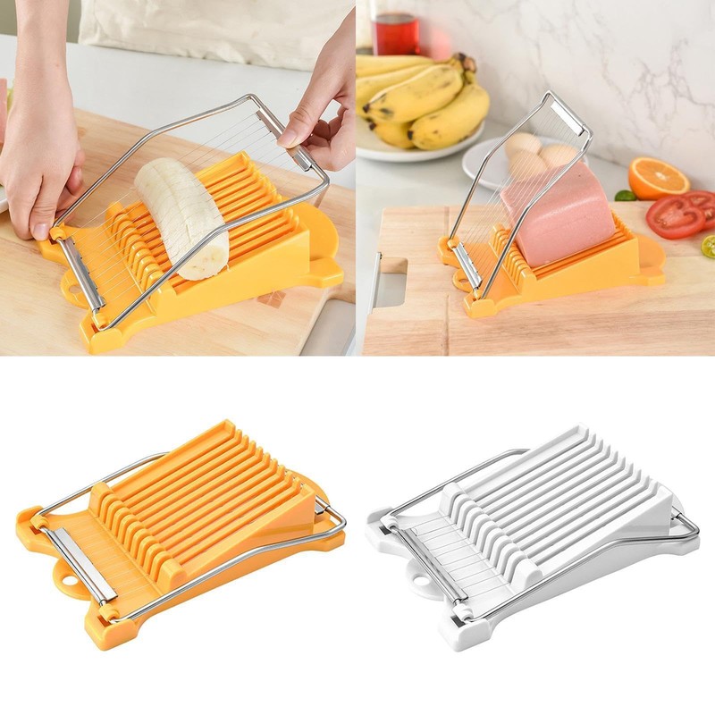 BEALIFE Efficient Meat Slicer Egg Fruit Slicer Food Cheese Sushi