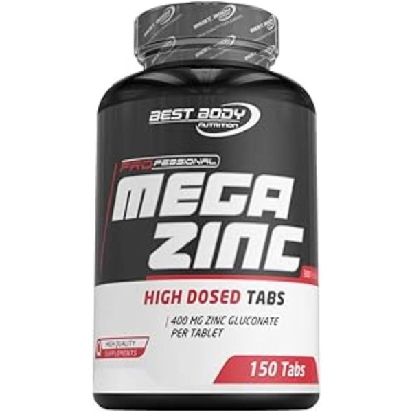 Professional Mega Zinc Tabs - with 400 mg Zinc Gluconate