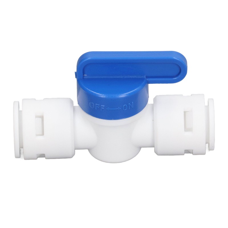 10Pcs Inline Shut Off Ball Valve 3/8in OD Plastic Quick
