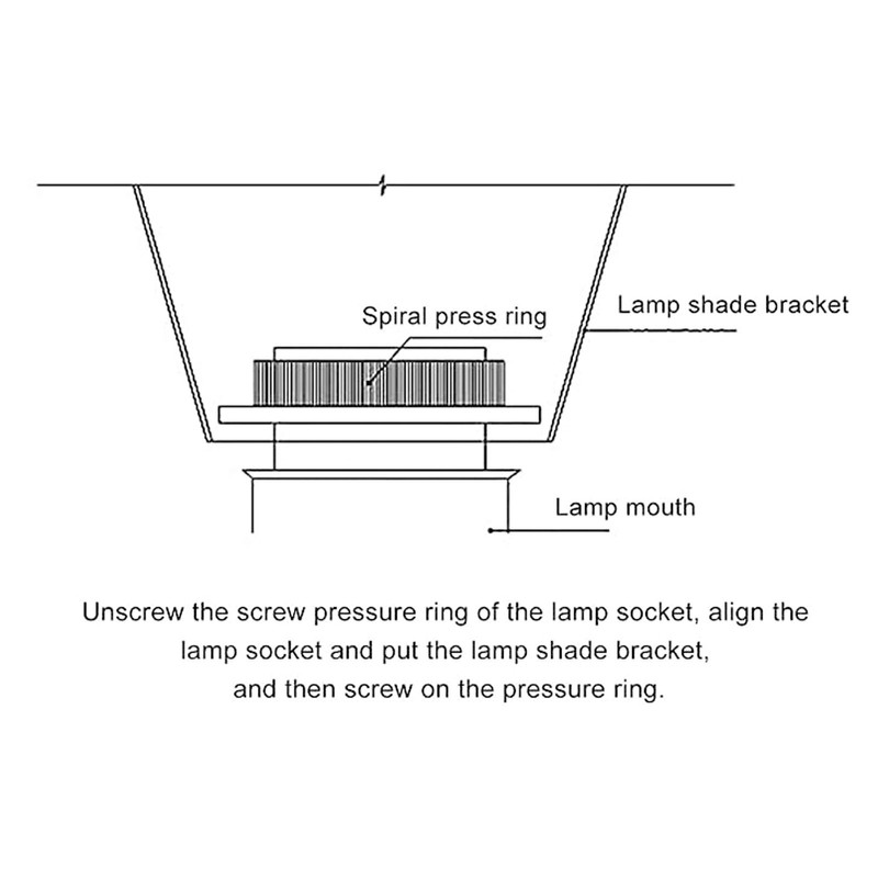 Lamp Shade Hollow Carving Metal Cylindrical Circular Pattern E27 E26