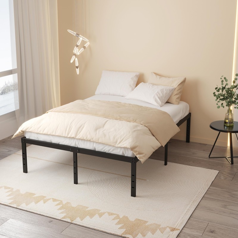 Maenizi California King Bed Frames, 20 Inch Heavy Duty Metal