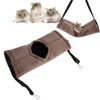 Small Pet Velvet Tunnel Nest Warm Hammock for Hamster Guinea