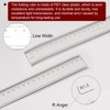 sourcing map Film Flexible Ruler 80 cm 0.1 mm Scale