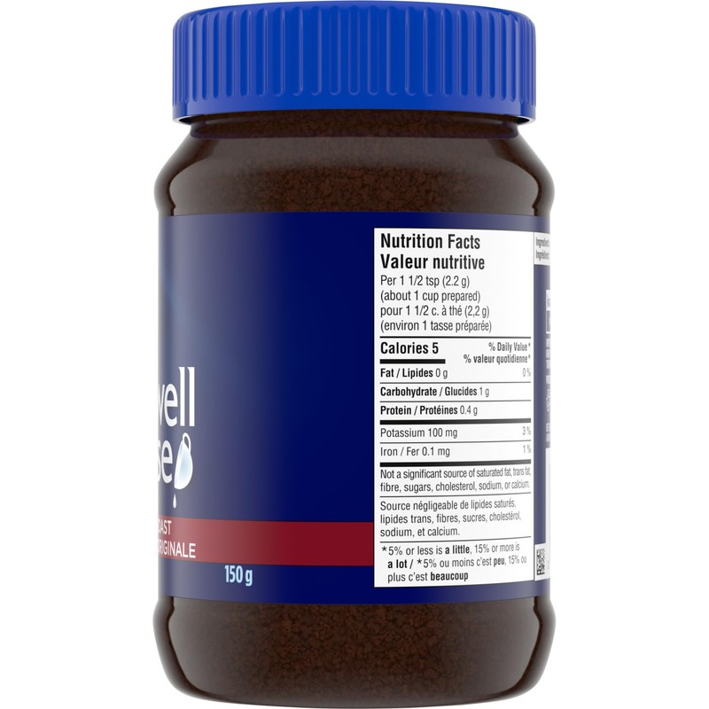 Maxwell House Original Roast Instant Coffee, 150g pack of 1(Package