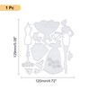 GLOBLELAND Dress Lady Metal Cutting Dies Stencils Dress Metal Die