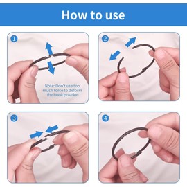 24 Pack Shower Curtain Rings,Black Rustproof Shower Curtain Hooks,Metal Round Shower Ring Hooks for Bathroom,Changing Room,Windows,Home Decoration,Glide Easily on Curtain Shower Rods,Easy Open Close