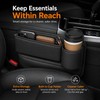 Car Seat Gap Organizer with Cup Holder – PU Leather