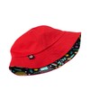 Red Nose Day 2025 Adults Black Pattern Reversible Bucket Hat
