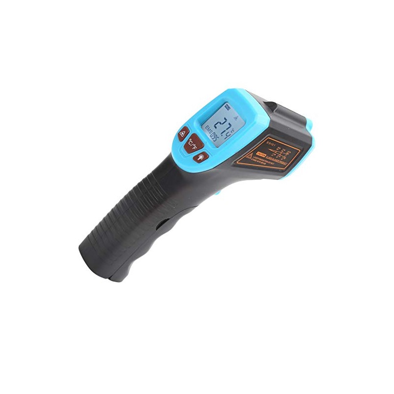 Infrared Temperature Measuring Gun, LCD Display, Industrial Thermometer, No Touch