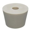Rubber Stopper- Size 8- Drilled