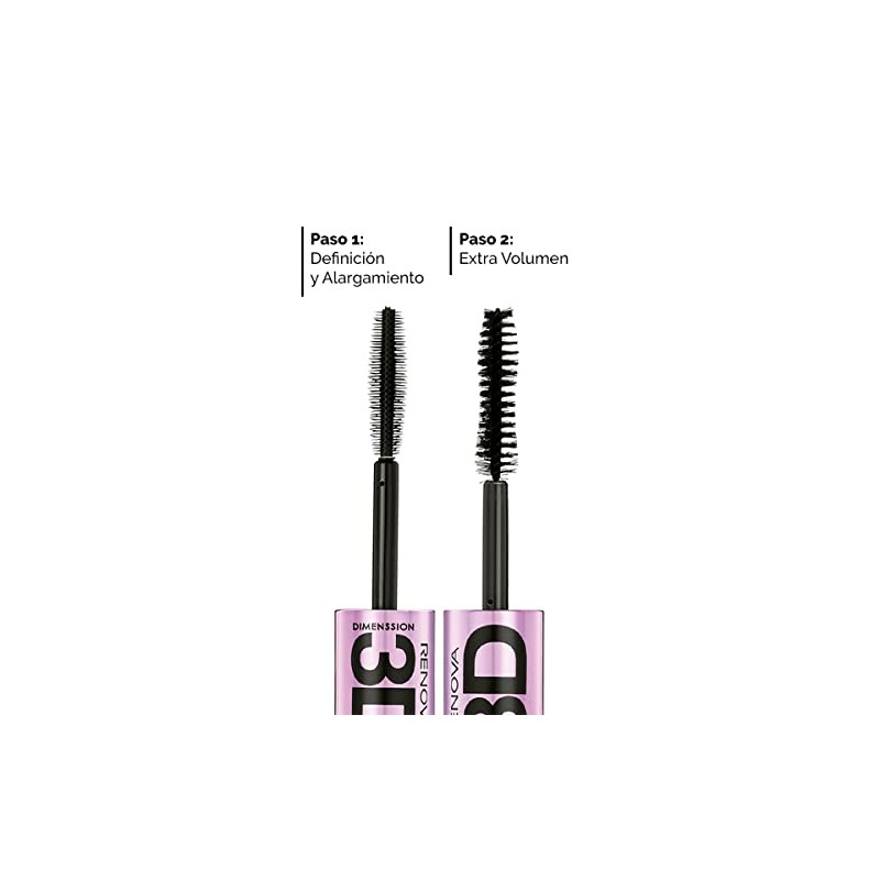 Renova Mascara para Pestaas Dimenssion 3D, negro, 14.5 g