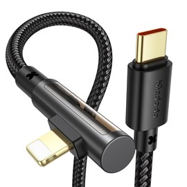 mcdodo 36 W Type-C to Lightning 90 Degree Transparent Data Cable 1.2 m