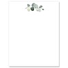 60 Sheets Stationery Letterhead Paper Greenery Letter Paper Eucalyptus Leaves
