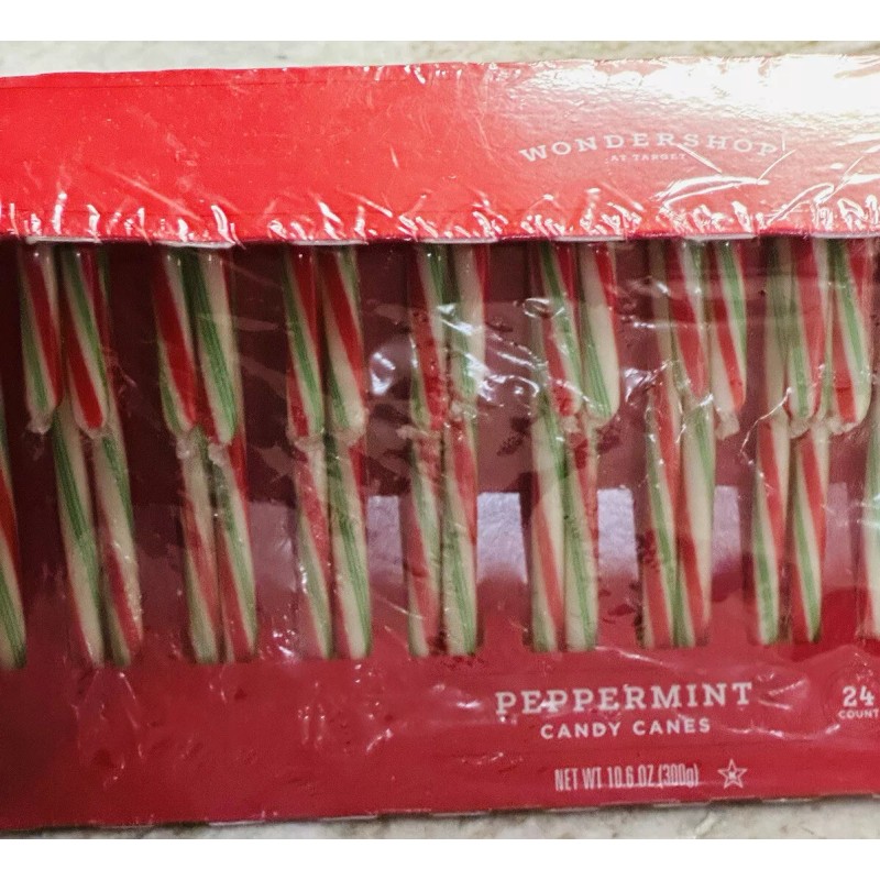 Wondershop Peppermint Candy Canes: 10.6oz(300gm)2