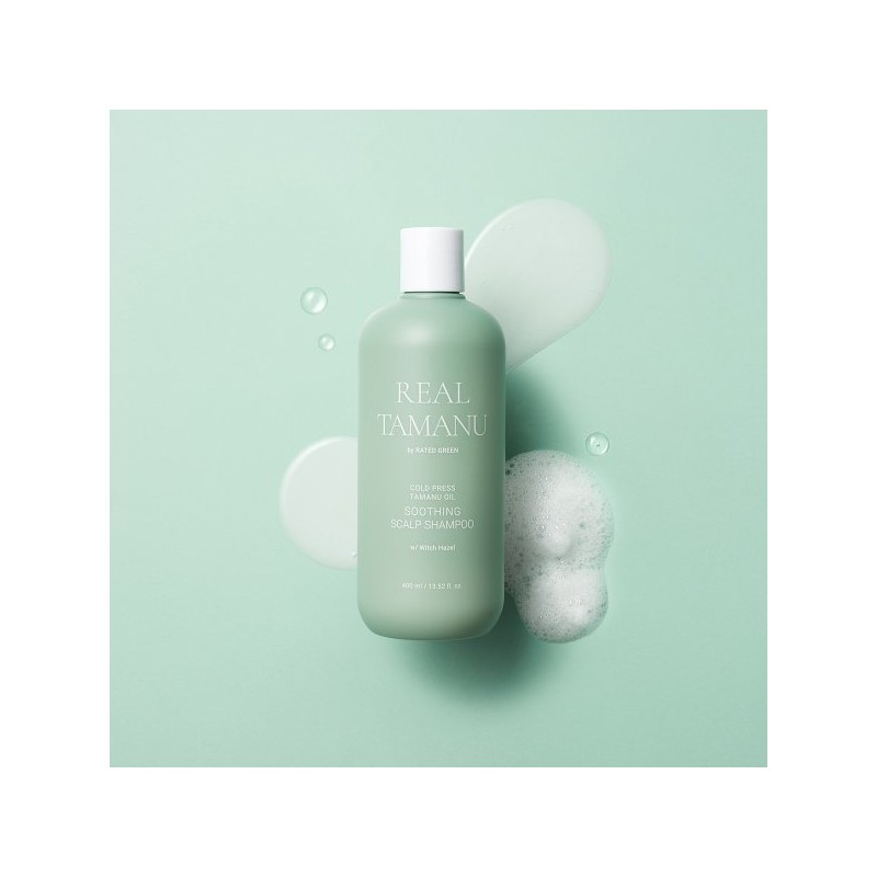 Rated Green Real Tamanu Soothing Scalp Shampoo 400ml / 레이티드그린