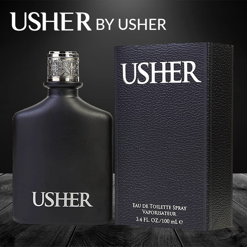 Usher By Usher For Men, Eau De Toilette Spray, 3.4-Ounce