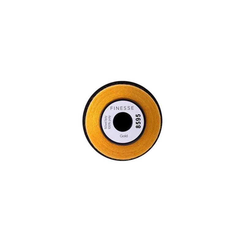 Finesse Thread Solid Colors | 100% poliéster, 3 capas, 50