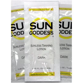 Sun Goddess - Sunless Self Tanning Lotion - DARK (4 Pack) .25 oz - Best Tanner*