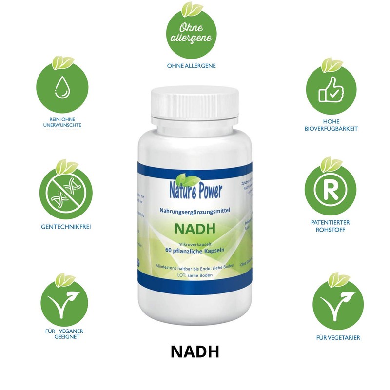 Nature Power - NADH/Coenzyme 1-60 Vegetable Capsules