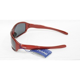 INVU K 2413C Metal Expandable Polarized Sunglasses for Kids 100% UV Protection Polarized Elastic, red