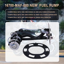 JEENDA Fuel Pump Assy 16700-MAF-000 Compatible with Honda 1988-1990 GL1500 Gold Wing Standard,1991-2000 GL1500A Aspencade,1990-2000 GL1500SE
