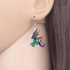 DOWAY Acryl Drachen Geschenke Fantasy Drachen Ohrringe für Damen Mädchen