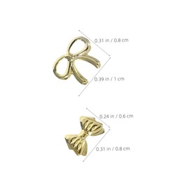 Outanaya Durable Metal Charms with Steel Beads for Creative DIY Nail Occasions Finely Detailed for Stunning Designs