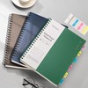 EMSHOI A4 Spiral Notebook College Ruled Lined Journal, 11.2" X