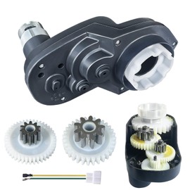 JRRXM 24V High Power Gearbox for Power Wheels, High Torque 24 Volt Motor 30000RPM with Gear Box for Kids Ride On Car Parts,Four-Stage Gear Enhance 0ff-Road Climbing Ability