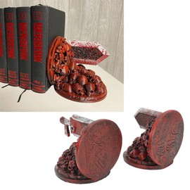 Dragon Slayer Bookends, Vintage Resin Furious Dragon Bookends Bookshelf Decoration for Organizing Books Desk Decoration