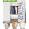 MISSLO 35 Clear Large Pockets Over The Door Shoe Organizer