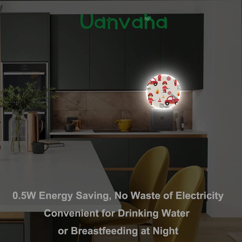 Uanvaha Fireman Night Light Firefighter Fire Alarm Fire Truck Safety