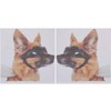 Glasses Dog Car Side Window Decal Vinyl Sticker Perforated Funny