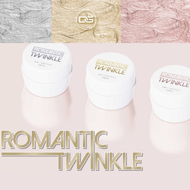 Diesel Romantic Twinkle 3-piece set + 30 parts gel nail