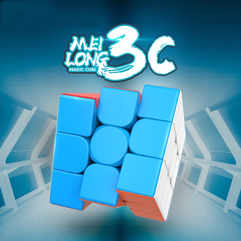 UUWEI 3x3x3 Speed Cube,Stickerless Magic Cube,Smooth Turning Puzzle Box with