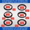 Seal Set for 1 ¼ Inch Siphons, 4 x Wedge