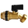 Uenede Brass Water Container Rain Barrel Faucets Spigot 3/4"G Male
