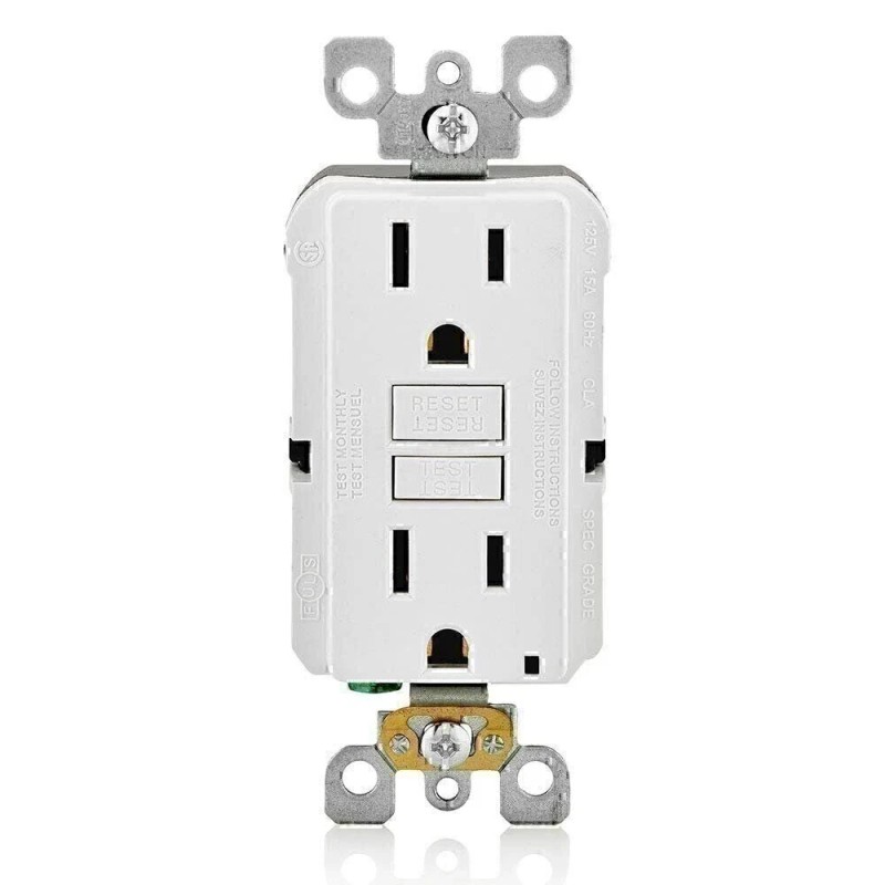 Leviton GFNT1-E Self-Test SmartlockPro Slim GFCI Non-Tamper-Res